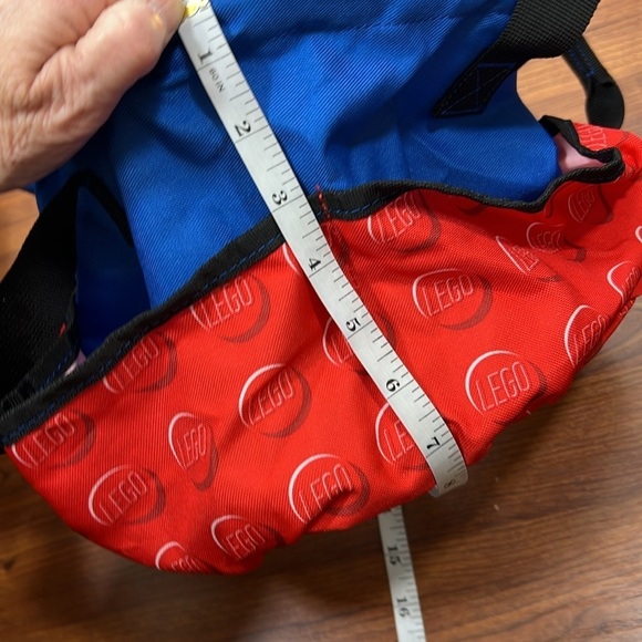 Lego Big Storage Bucket Bag Blue/Red NWT - Picture 6 of 7